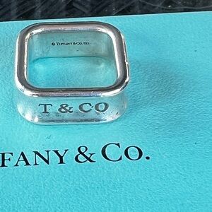 Tiffany & Co square 1837 ring